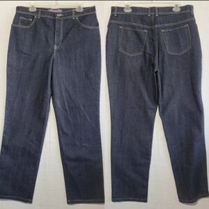 Women's Gloria Vanderbilt Dark Wash Size 14 Blue Jeans Amanda